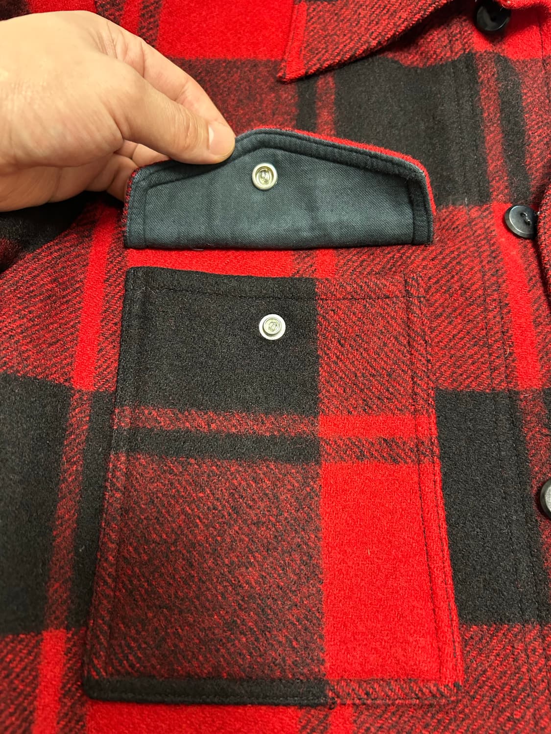 펜들턴 레드 블랙 울 자켓 매키노 맥키노 상품이미지7