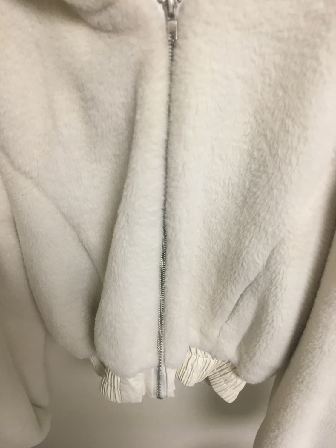 화이트 퍼 자켓 상품이미지2