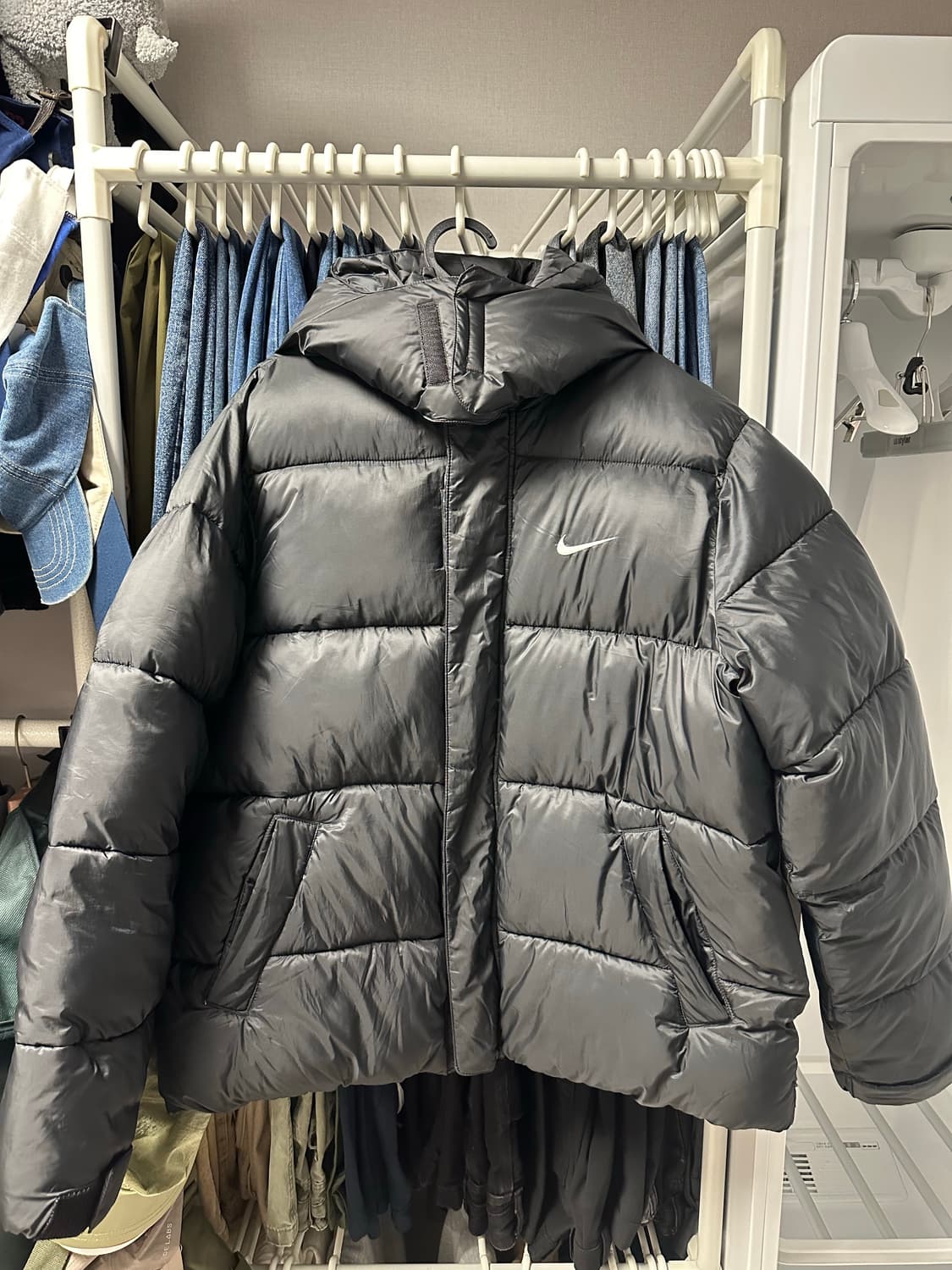 나이키 라이프 써마핏 퍼퍼 자켓 블랙 - 아시아 상품이미지1