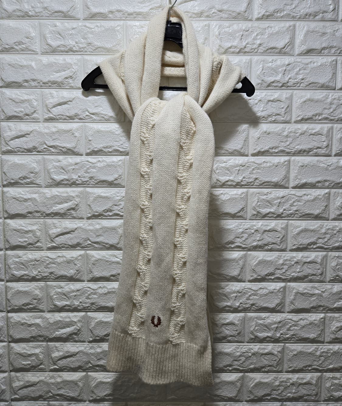 프레드페리 램스울 케이블 목도리 머플러 Free  상품이미지1