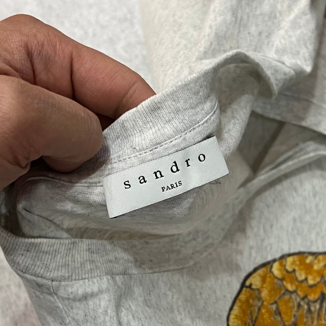  산드로 이글 프린팅 반팔티 y16039 상품이미지5