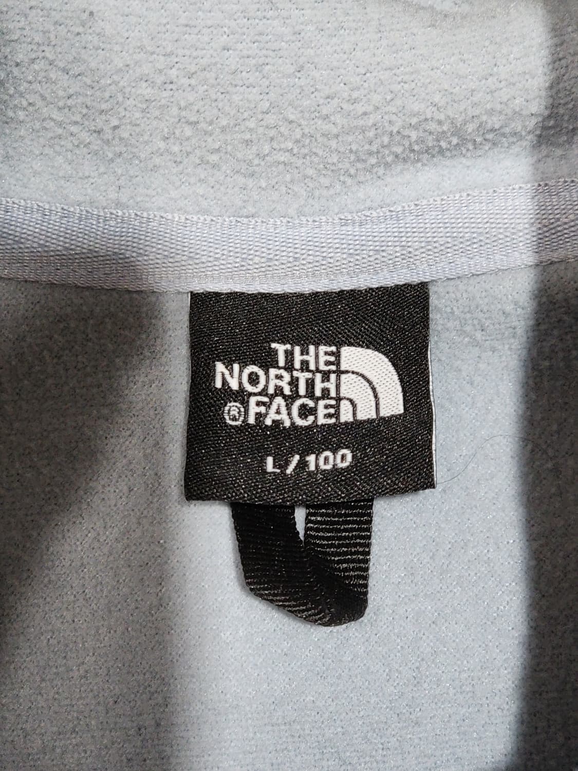 (L) 노스페이스 플리스 점퍼 하늘색 뽀글이 후리스 후드자켓  상품이미지3