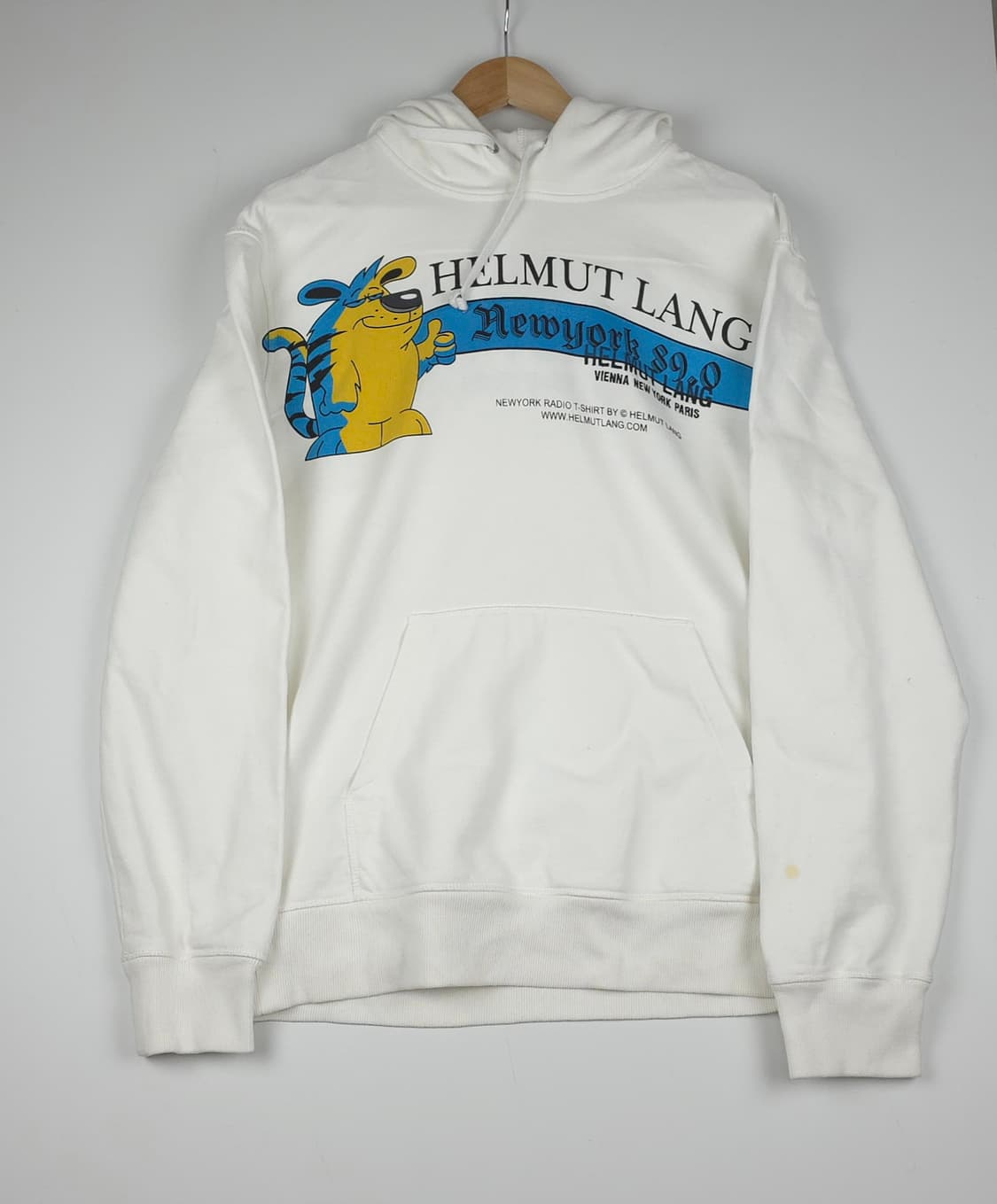 [L] 헬무트 랭 라디오프린트 코튼 후드티 상품이미지1