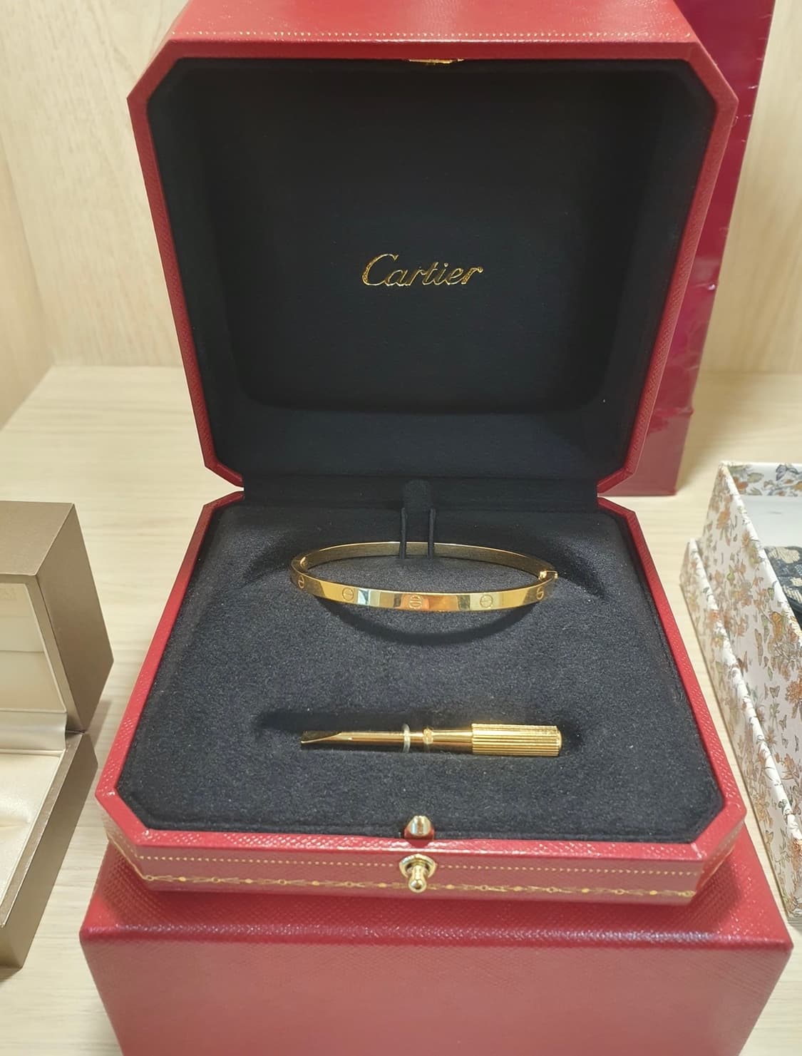 까르띠에 러브 팔찌 로즈골드 sm17호 상품이미지2