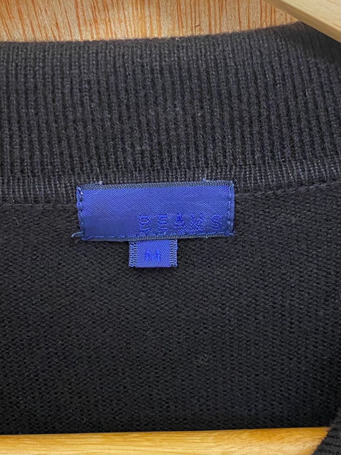 BEAMS collar knit cardigan 빔즈 카라 니트 가디건 상품이미지5