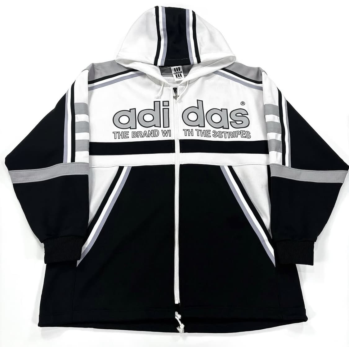 아디다스 x 데상트 90‘s 올드스쿨 져지 후드집업  상품이미지1