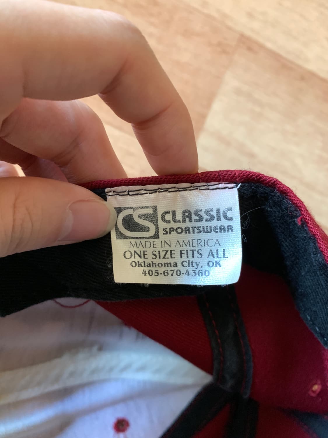 MADE in USA 빈티지 캡 버건디 상품이미지3