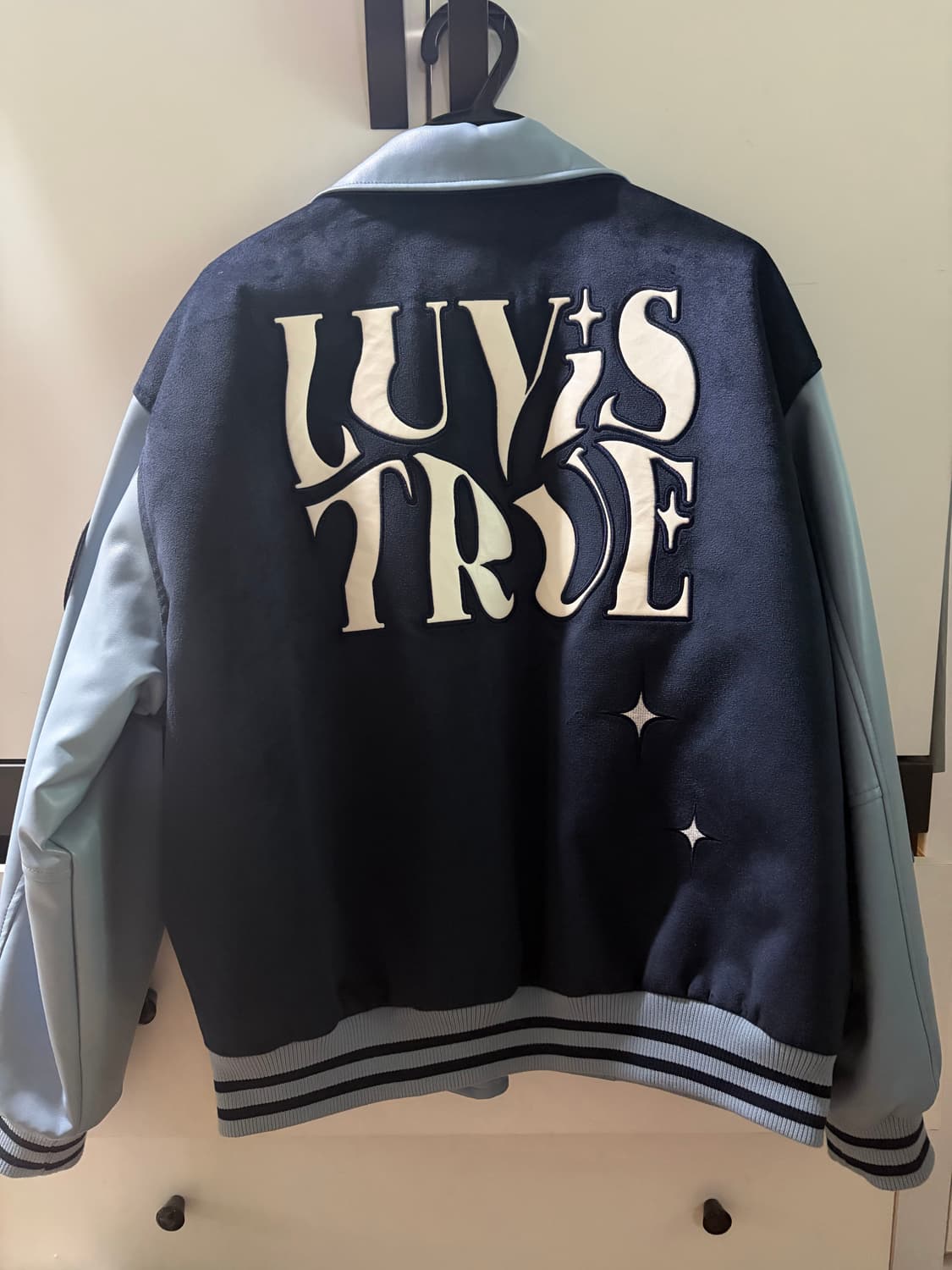 실착1회] 러브이즈트루 바시티자켓 MZ LVT VARSITY JACKET 상품이미지3