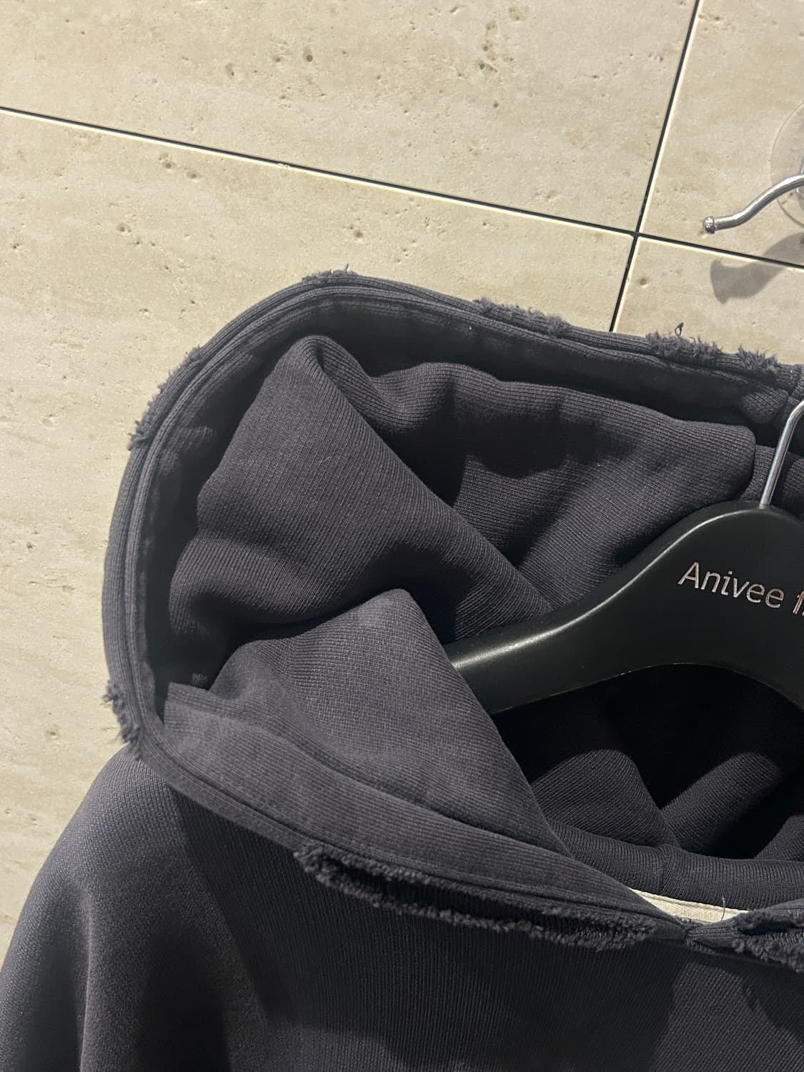 렉토 남성 후드티 차콜 상품이미지4