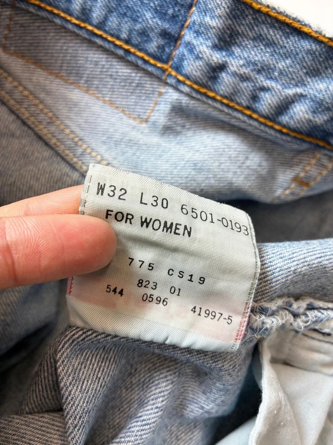 리바이스 90's 501 USA 스트레이트 데님 팬츠 PN8522 상품이미지8