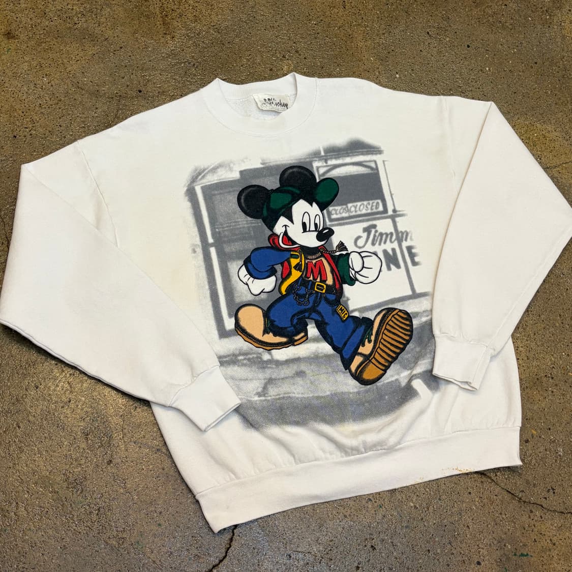 레어 90s 미국 빈티지 디즈니 미키마우스 맨투맨 상품이미지2