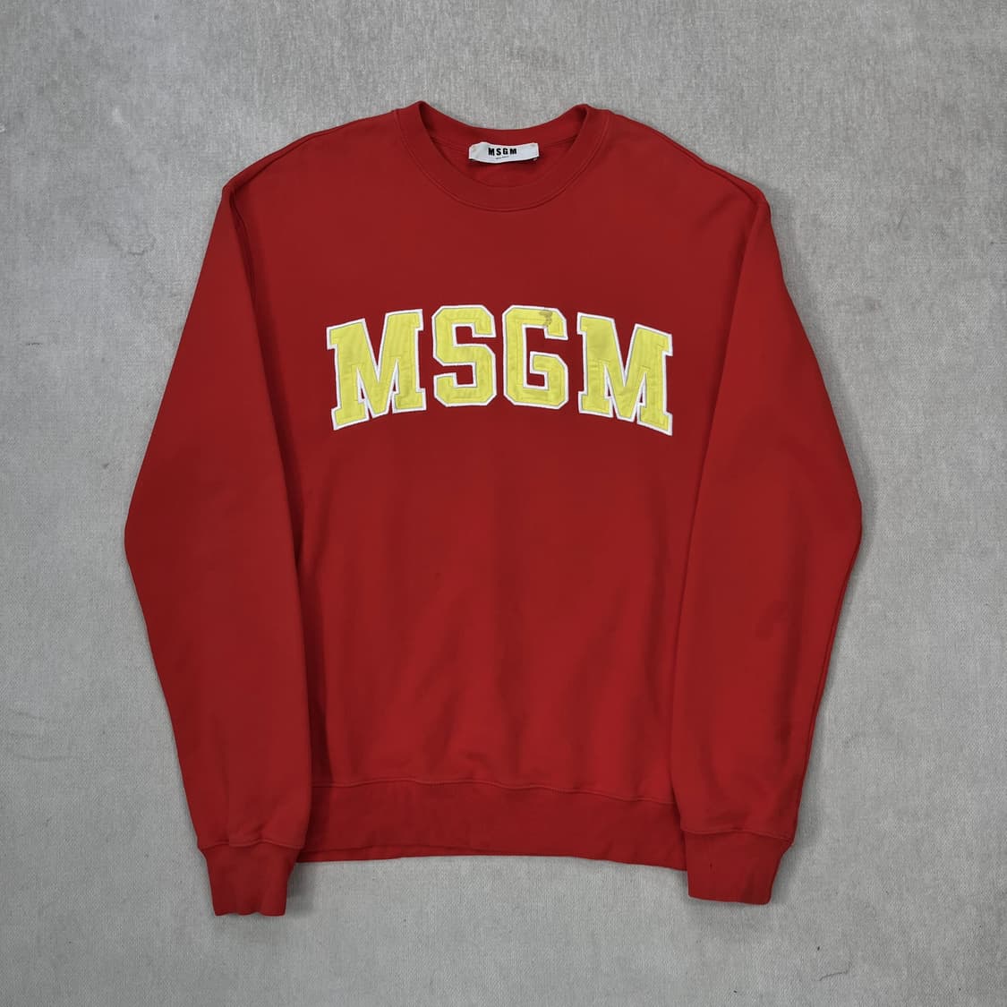 100 MSGM 스펠아웃 맨투맨 상품이미지1