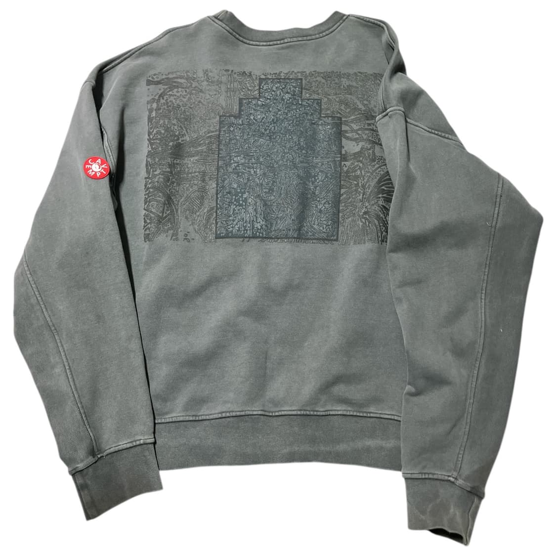 카브엠트 오버다이 피그먼트 챠콜 그레이 크루넥 스웻셔츠 맨투맨 상품이미지1