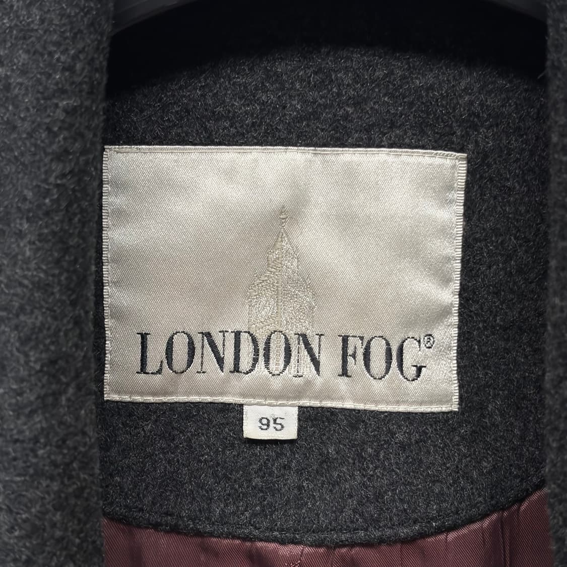 런던포그 울 코트 상품이미지4