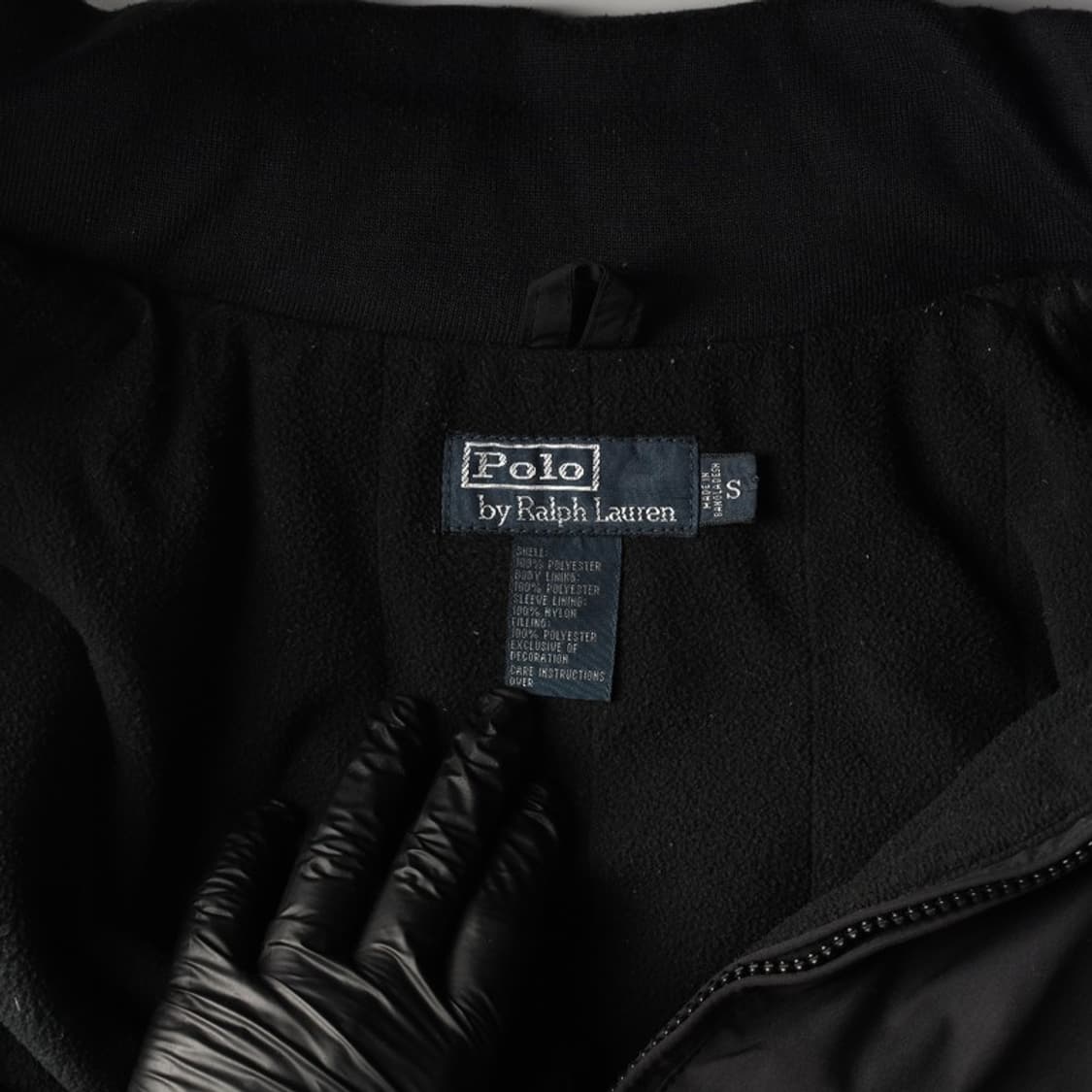 폴로 랄프로렌 블랙 플리스라인 자켓 S 상품이미지6
