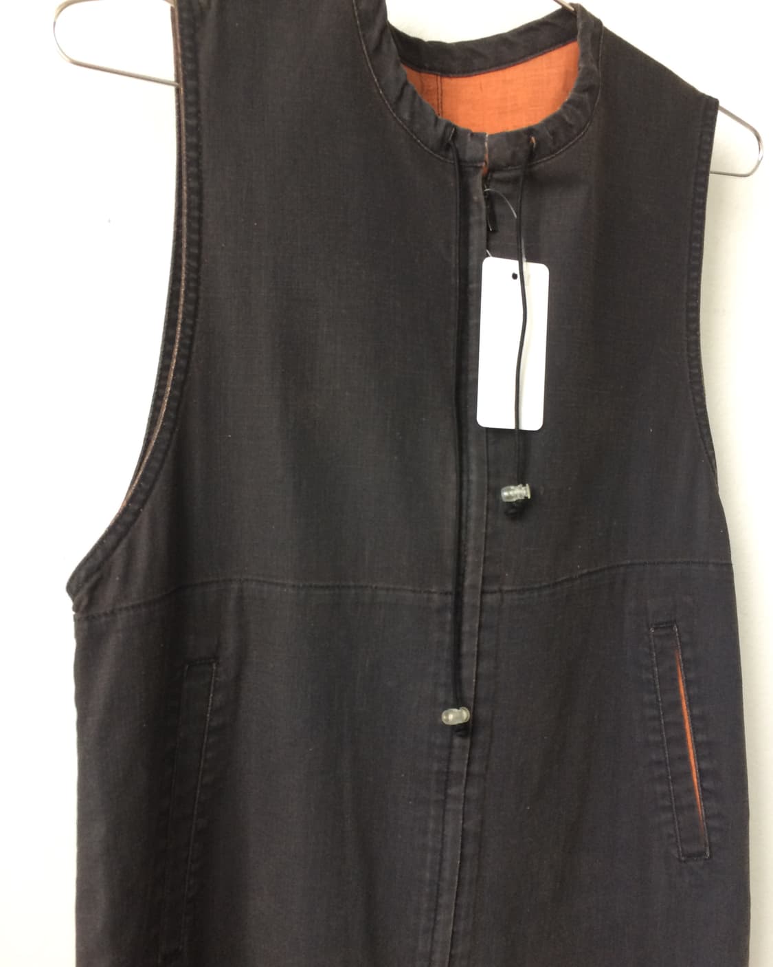 String washing sleeveless onepiece 상품이미지3