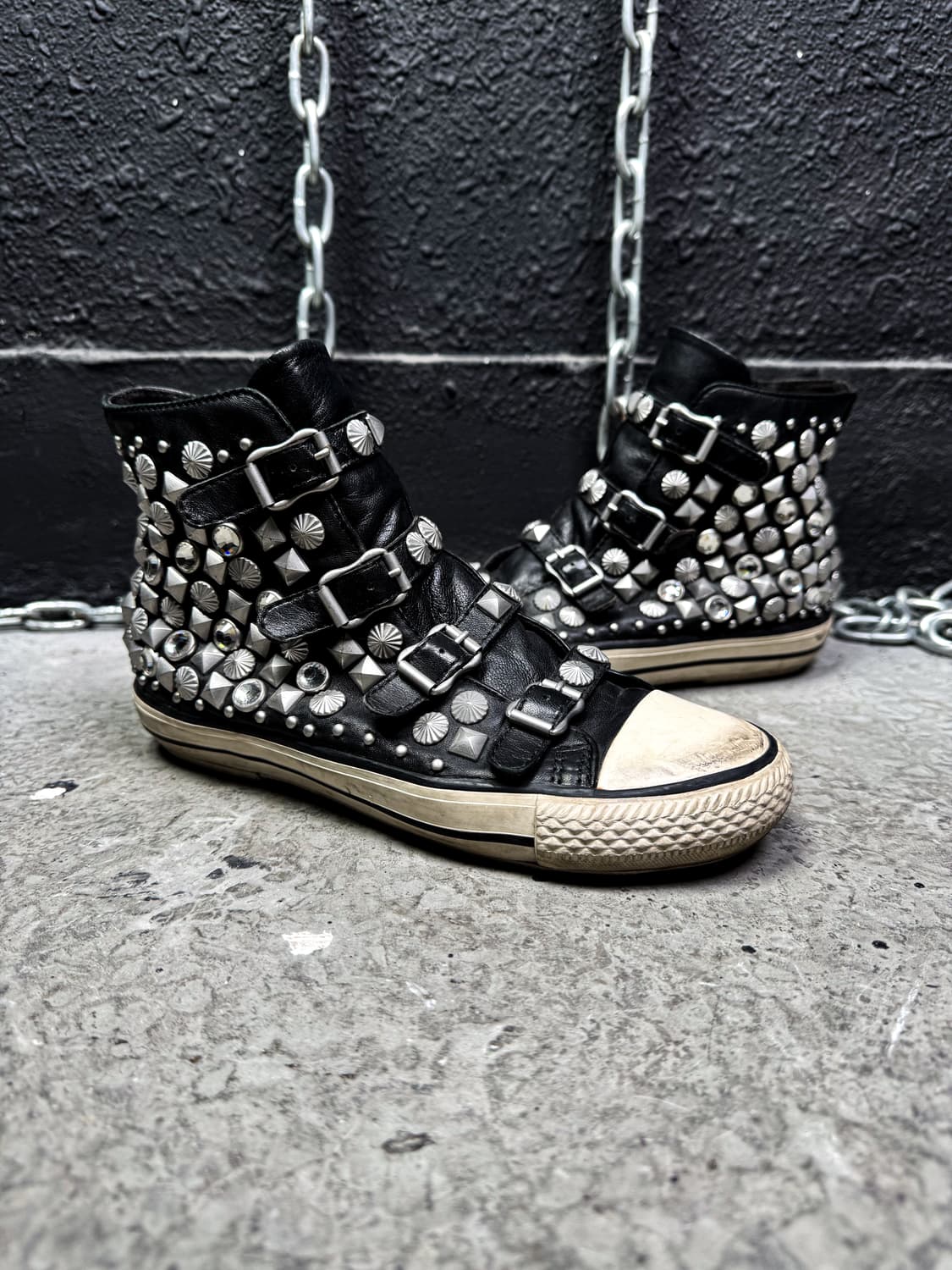 ASH – Studded Leather High-top Sneakers  상품이미지2