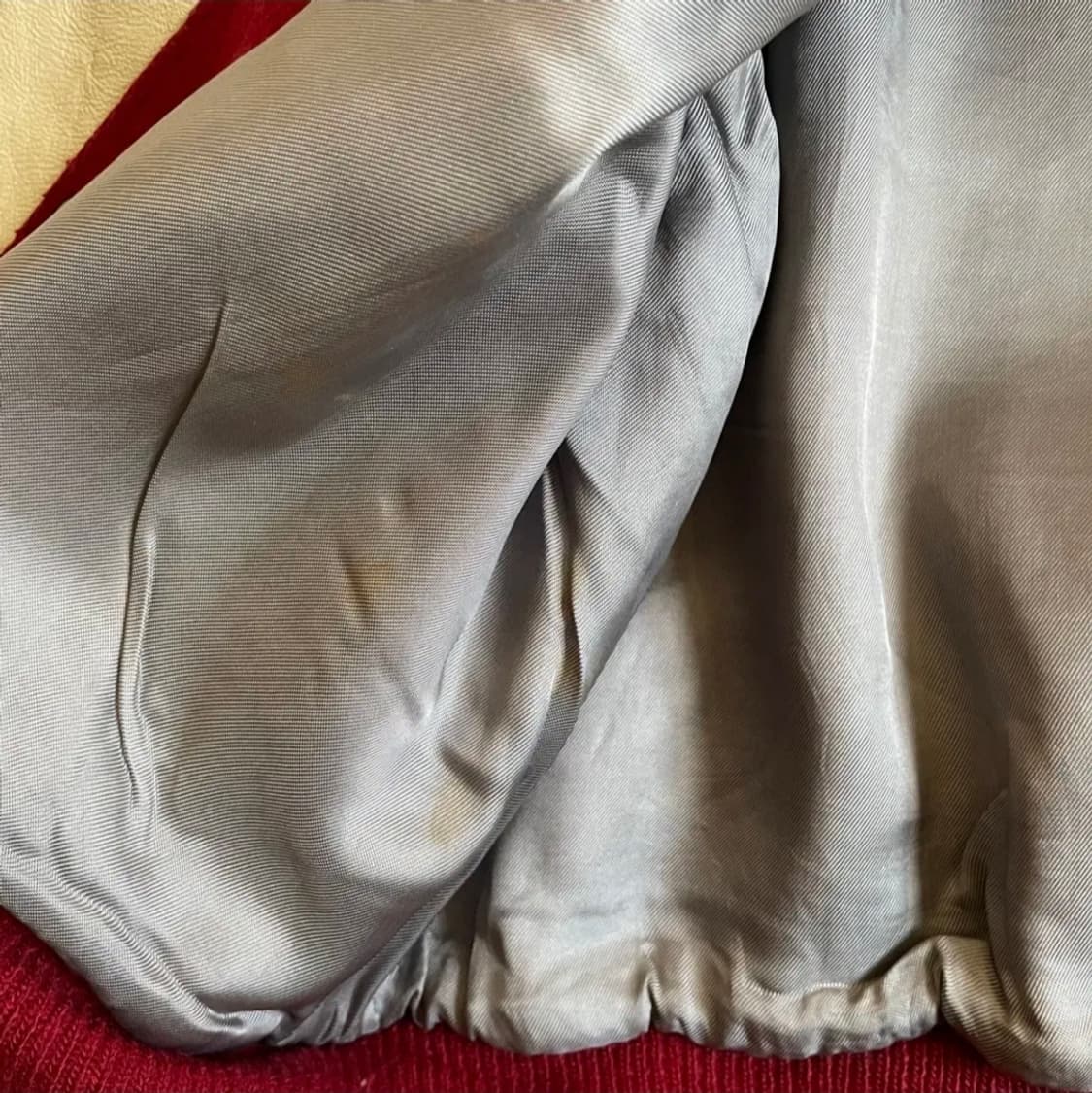 80s 골든베어 버건디 바시티 자켓 상품이미지6