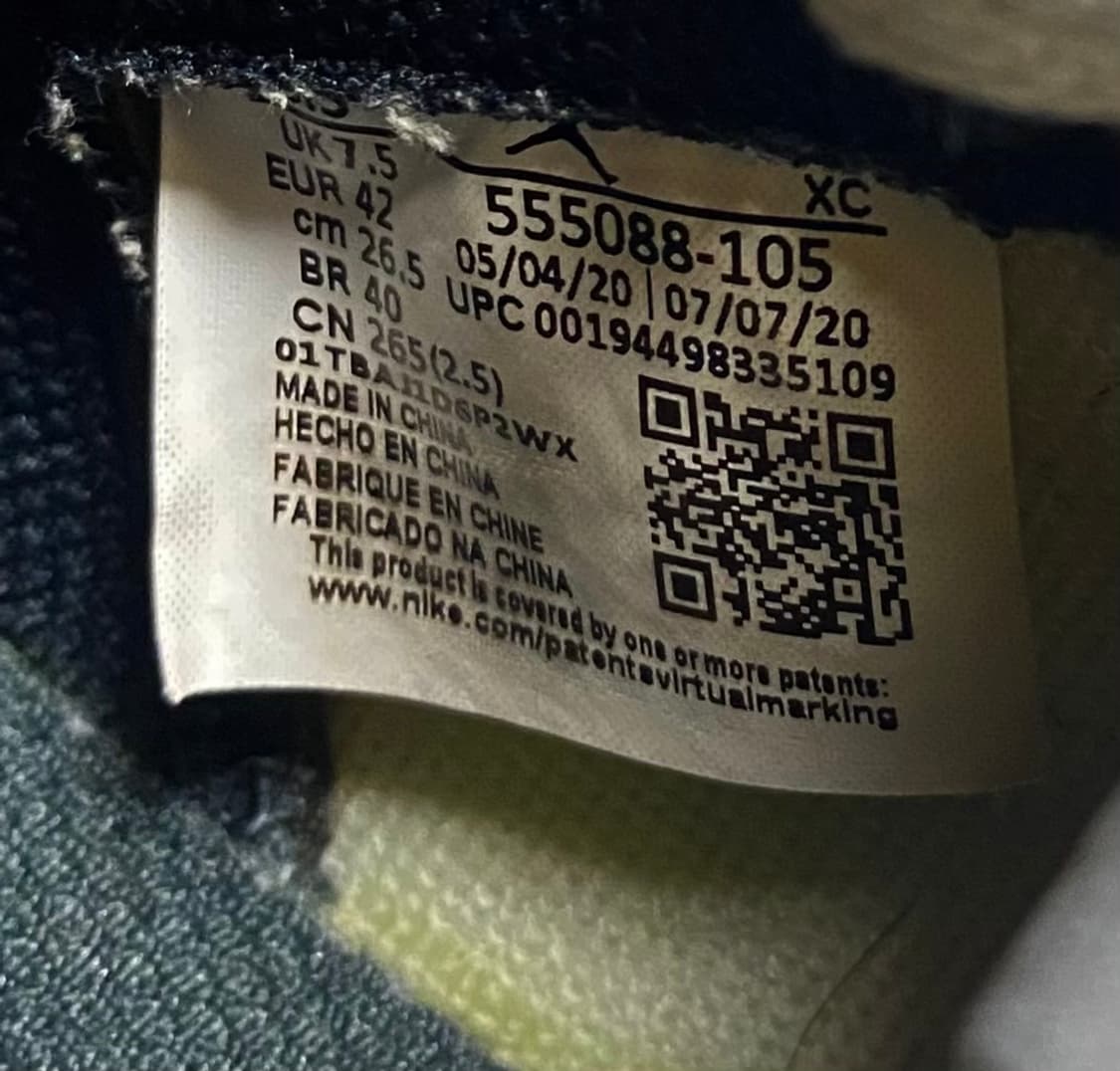 [NIKE] 나이키 에어조던 1 하이 다크모카 265사이즈 상품이미지8