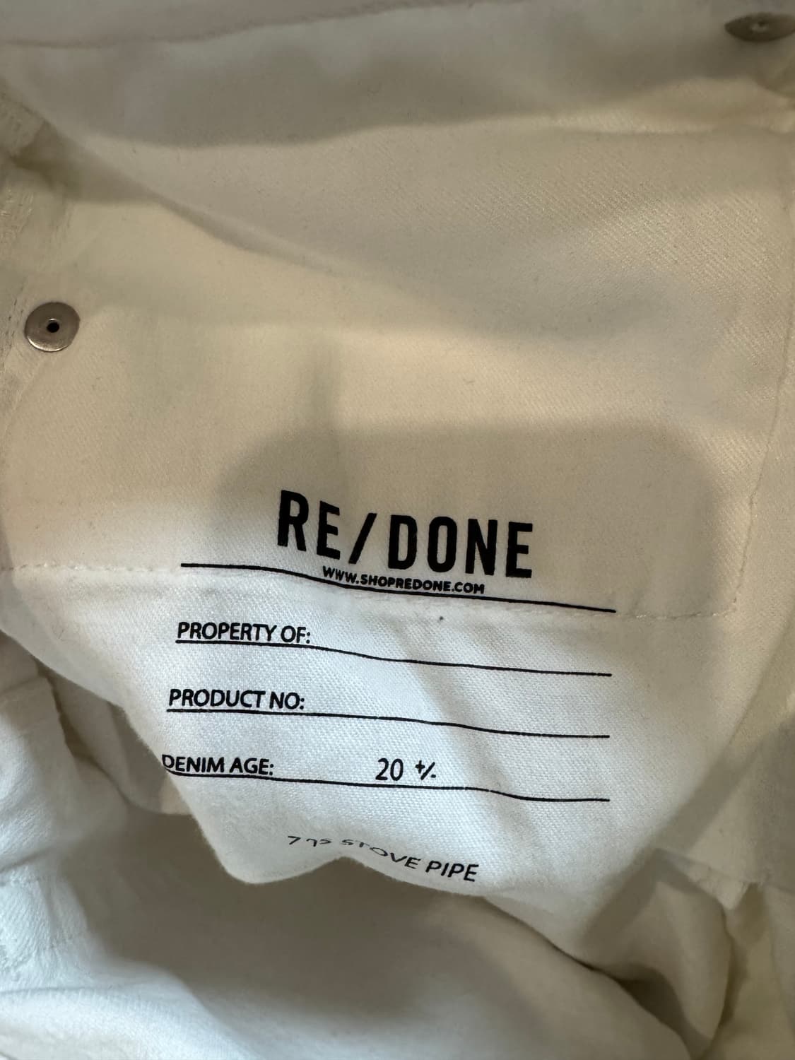 리던 텐꼬르소꼬모 70S 스토브 파이프 데님 팬츠 상품이미지8