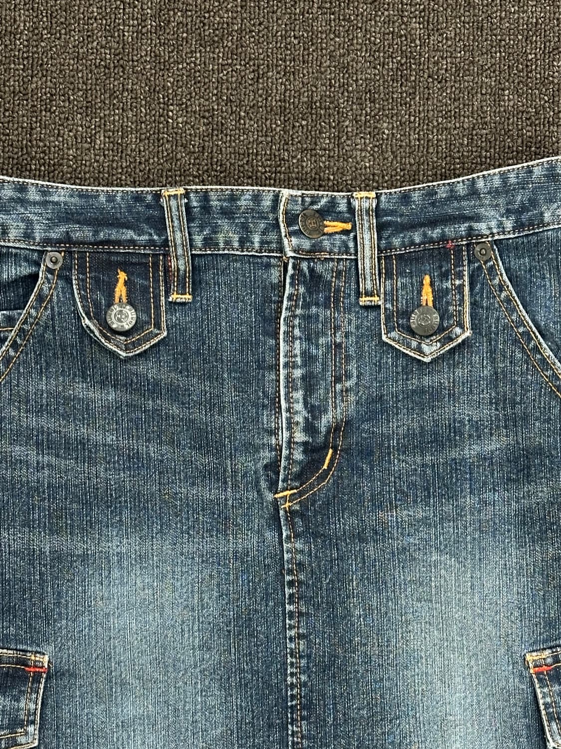 0)재패니즈 빈티지 포켓 데님 스커트 상품이미지2