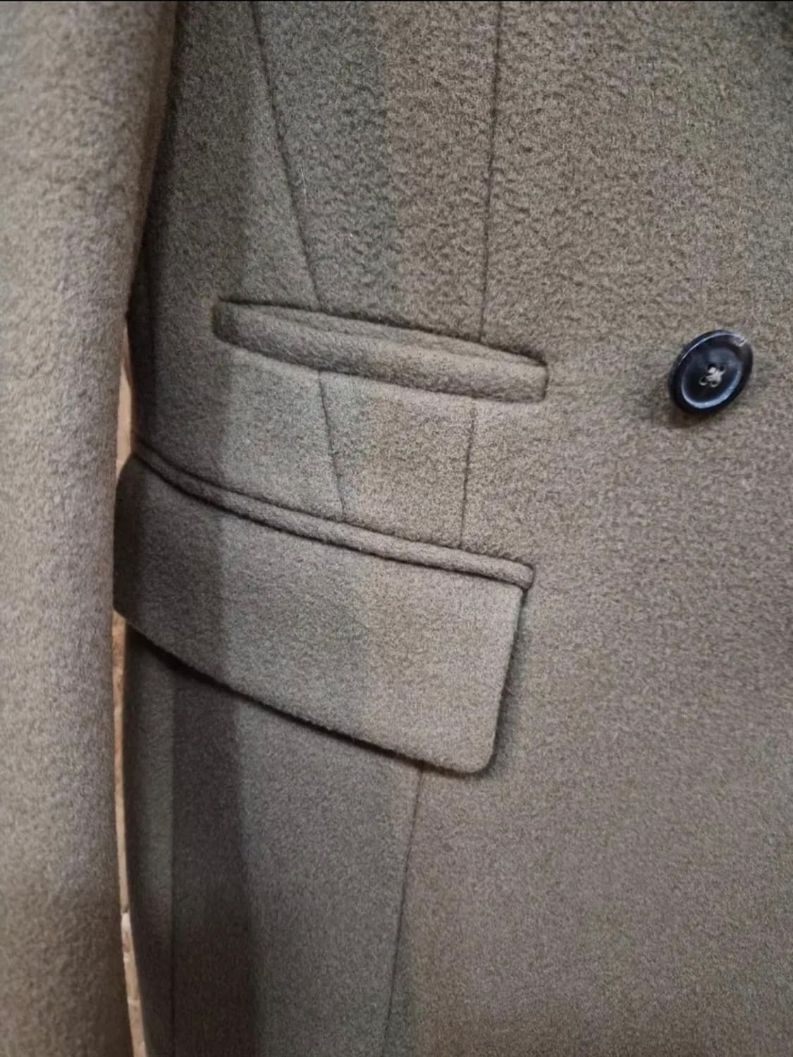 타임 옴므 캐시미어 울 소재 더블 자켓 사이즈 95 상품이미지4