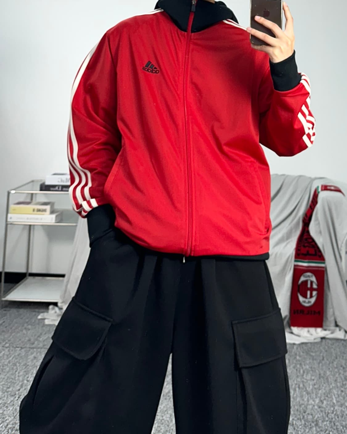 아디다스 00s 레드 트랙탑 져지 105 상품이미지3