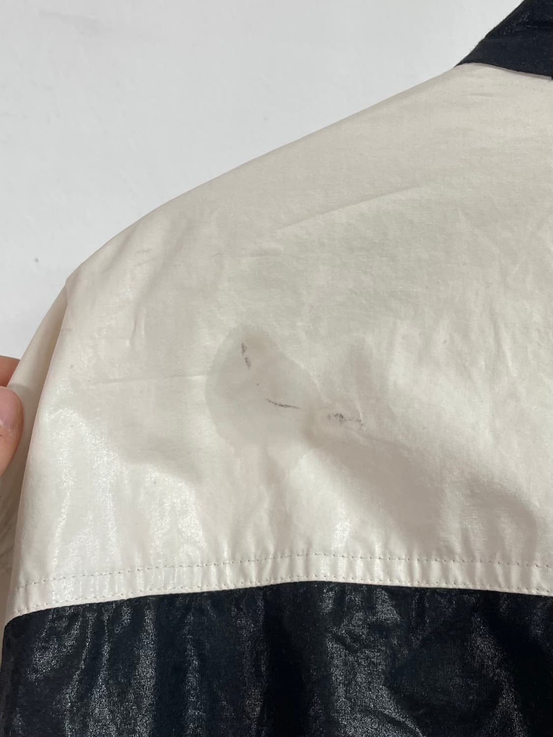 마뗑킴 빅로고 코팅 블루종 자켓(on.586) 상품이미지5