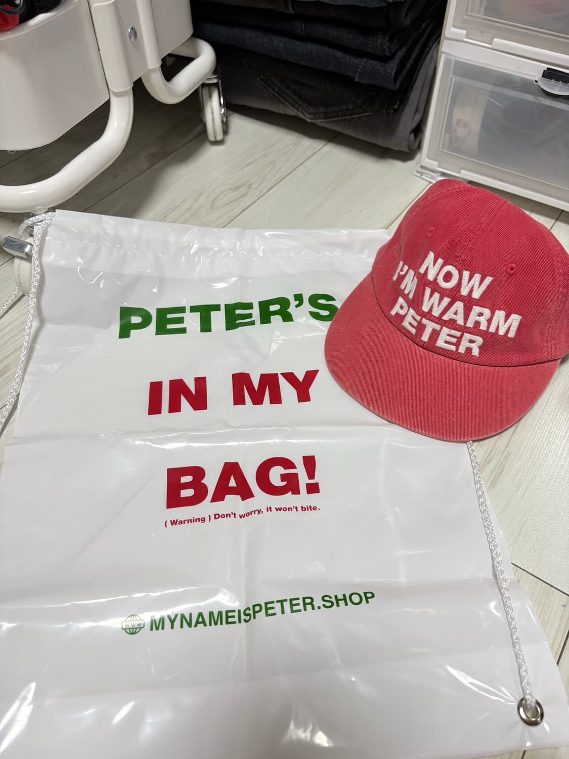My name is peter 피터 볼캡 새상품 상품이미지7