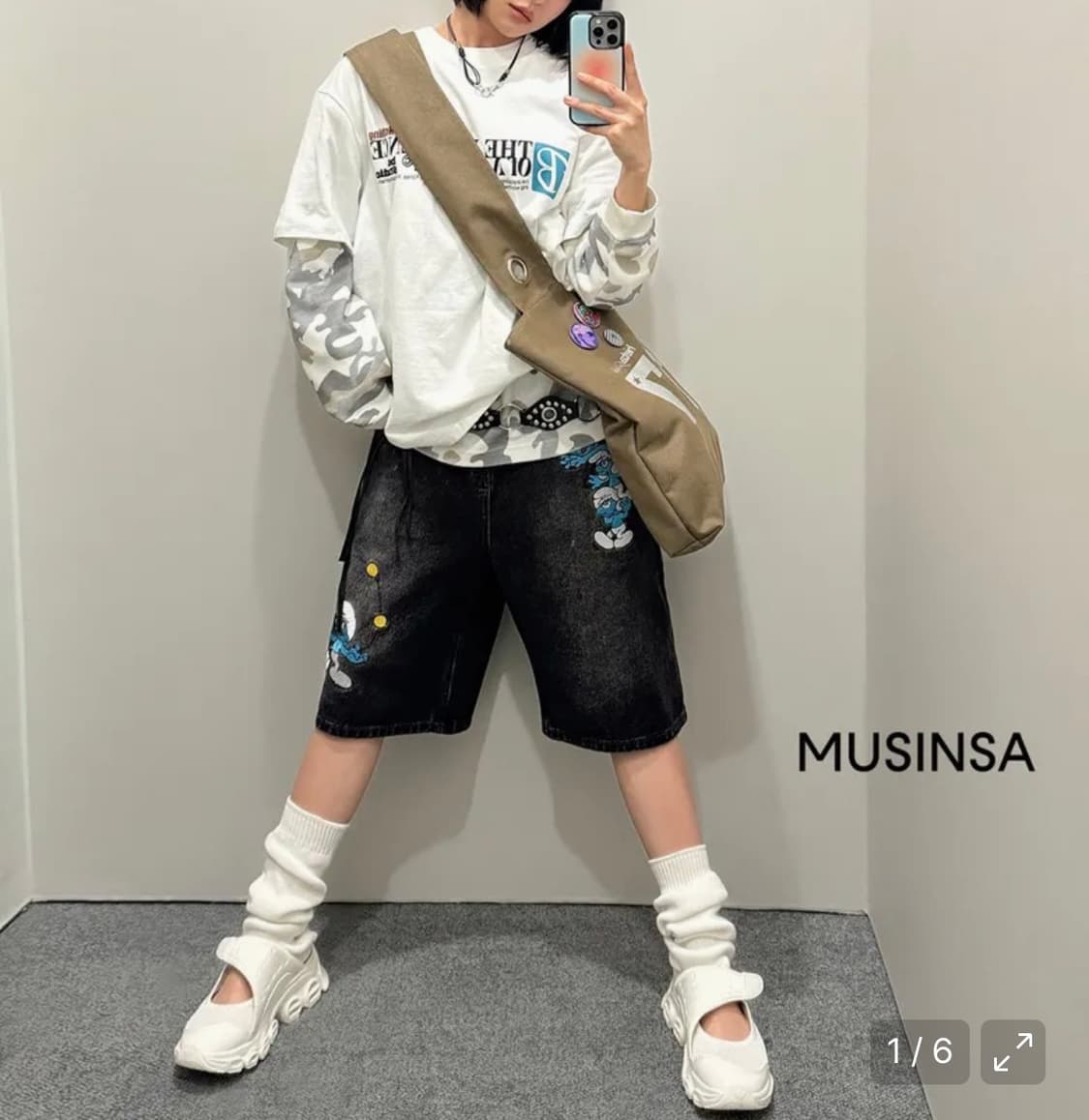 히에타 777Angels bag / Denim Khaki 상품이미지3