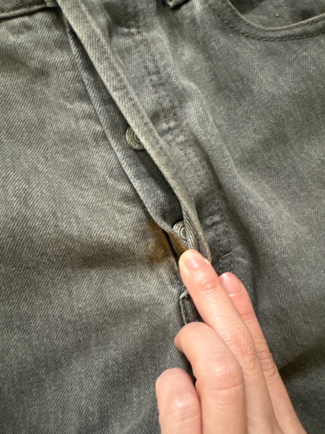 일본 빈티지 패치워크 데님 팬츠 L(42) 상품이미지2