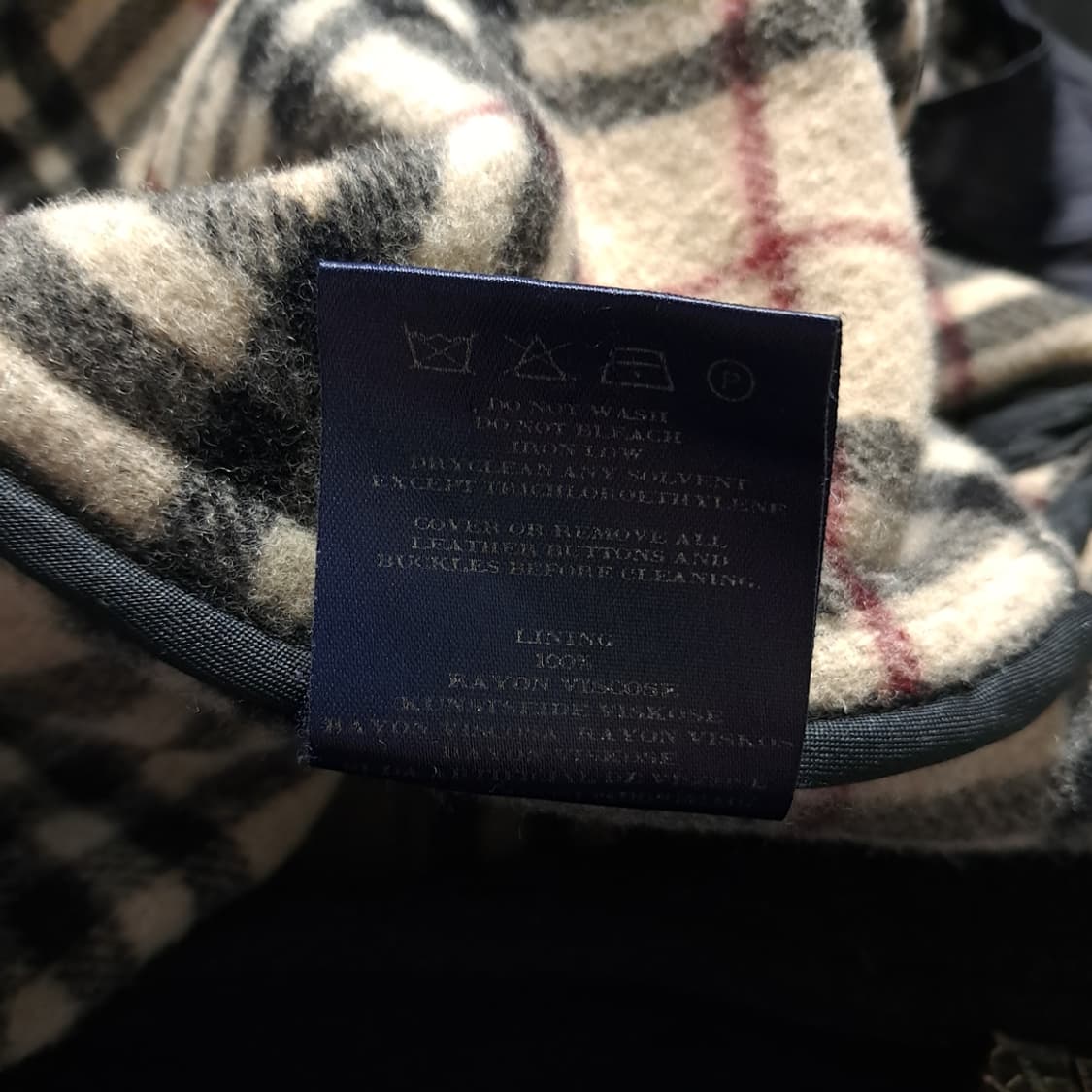 CL287 XL 버버리 00s 영국판 울 토글 블랙 코트 상품이미지7