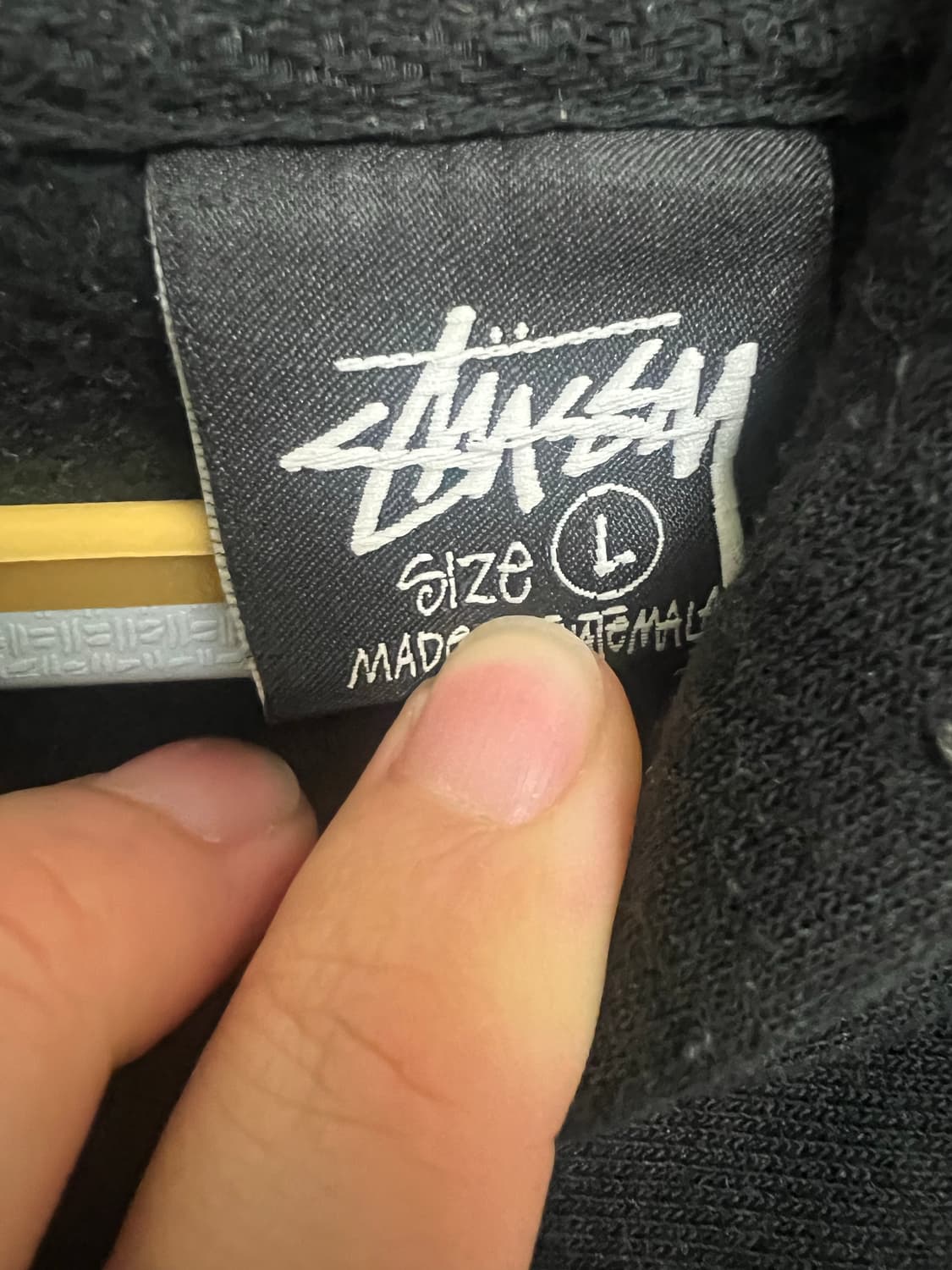 스투시/월드투어 블랙 후드티/L 상품이미지6