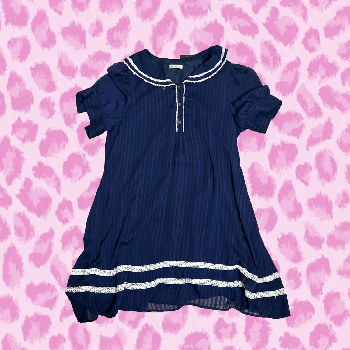 히메 갸루 반팔 블라우스 상품이미지1