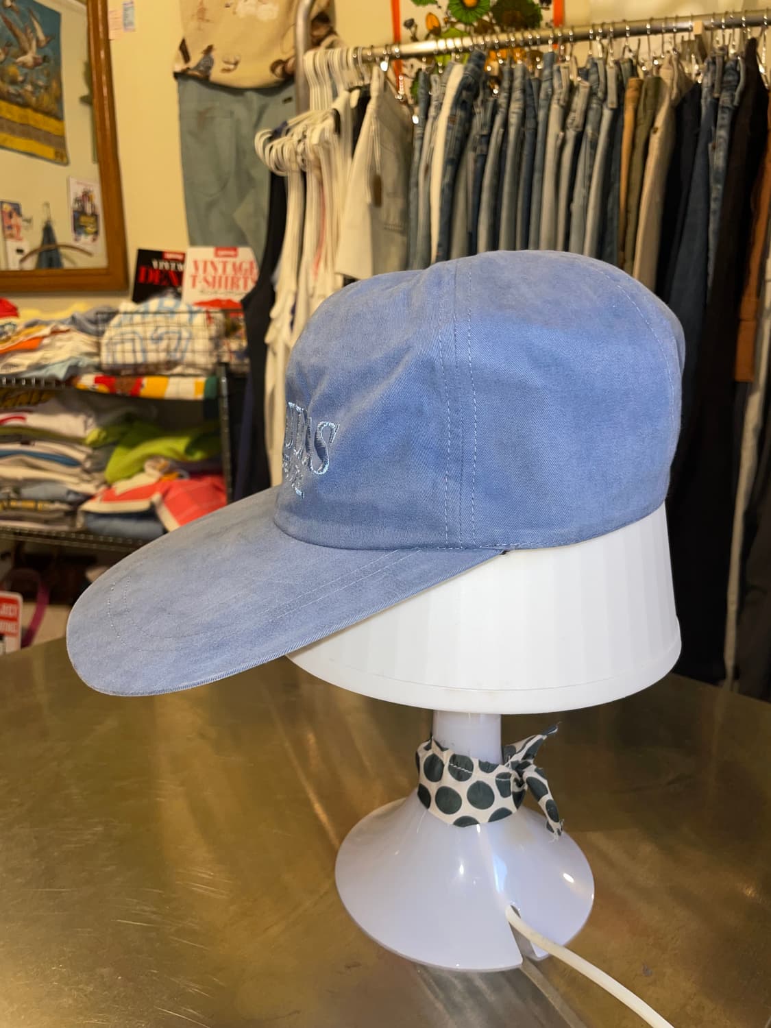 GUESS JEANS USA Vintage Faded Blue Cap 상품이미지7