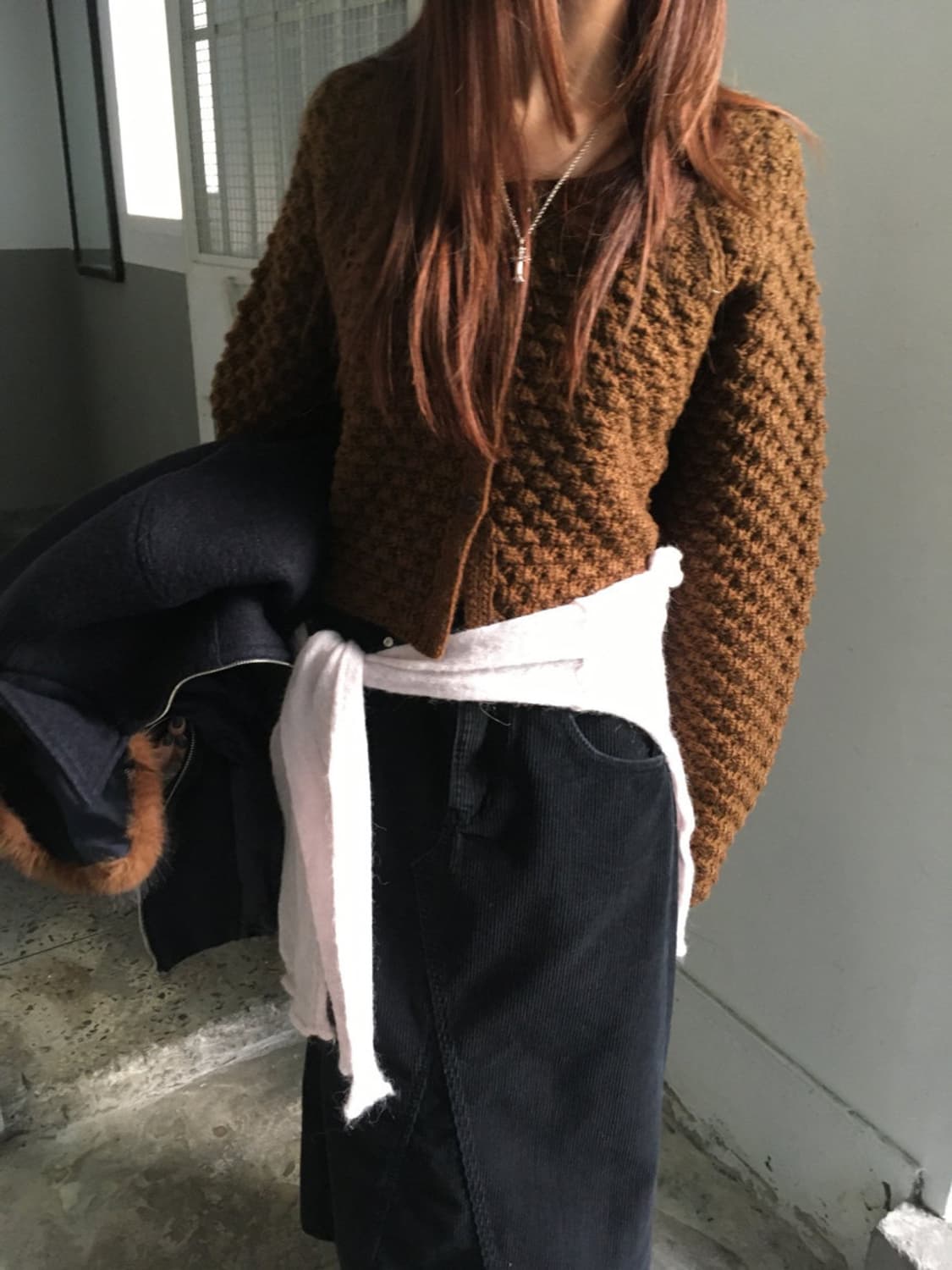 BREATHE 브리드 그레이프 울 가디건 상품이미지1