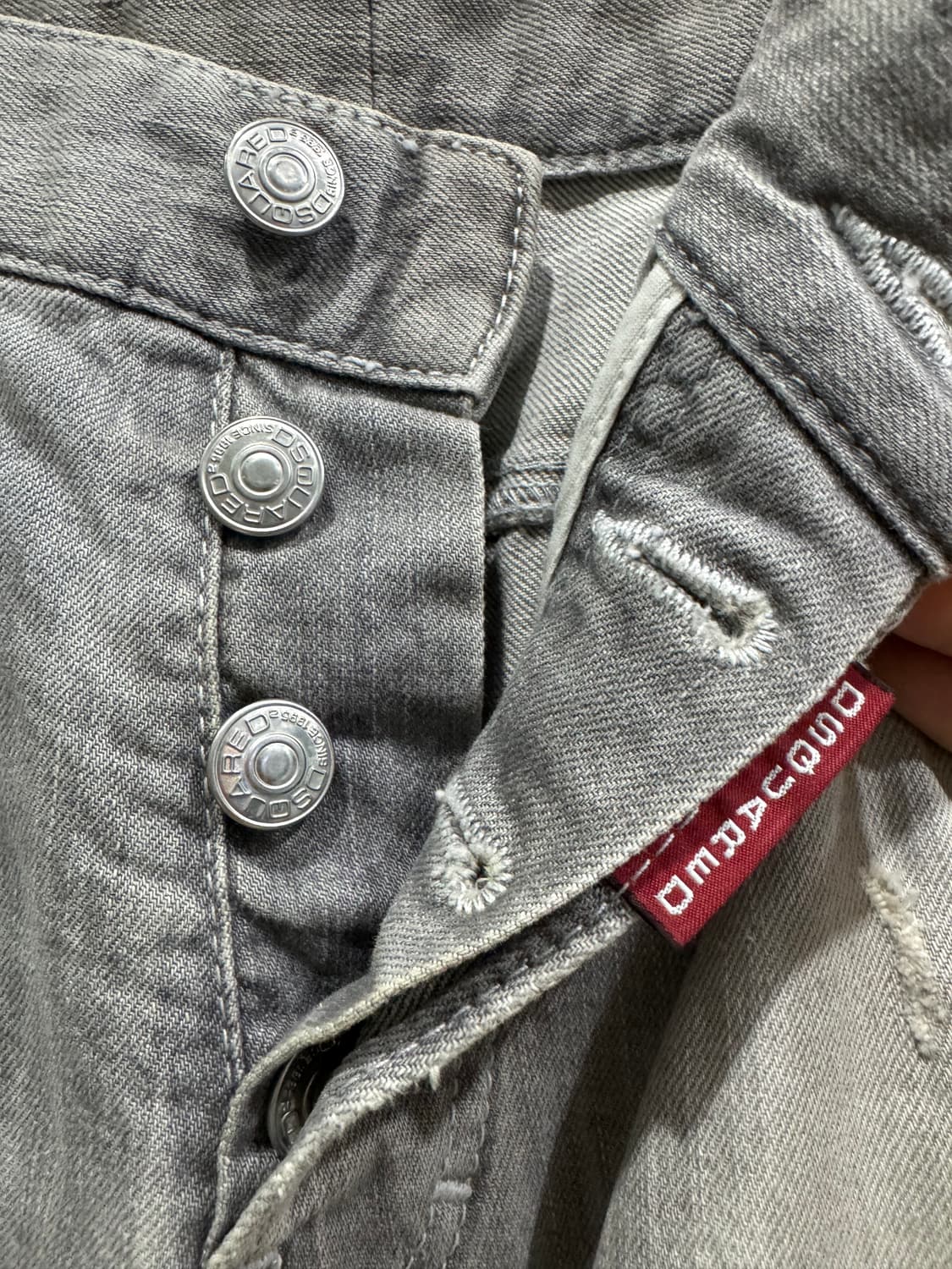 디스퀘어드2 남성 데미지 청바지 48 정품 상품이미지4