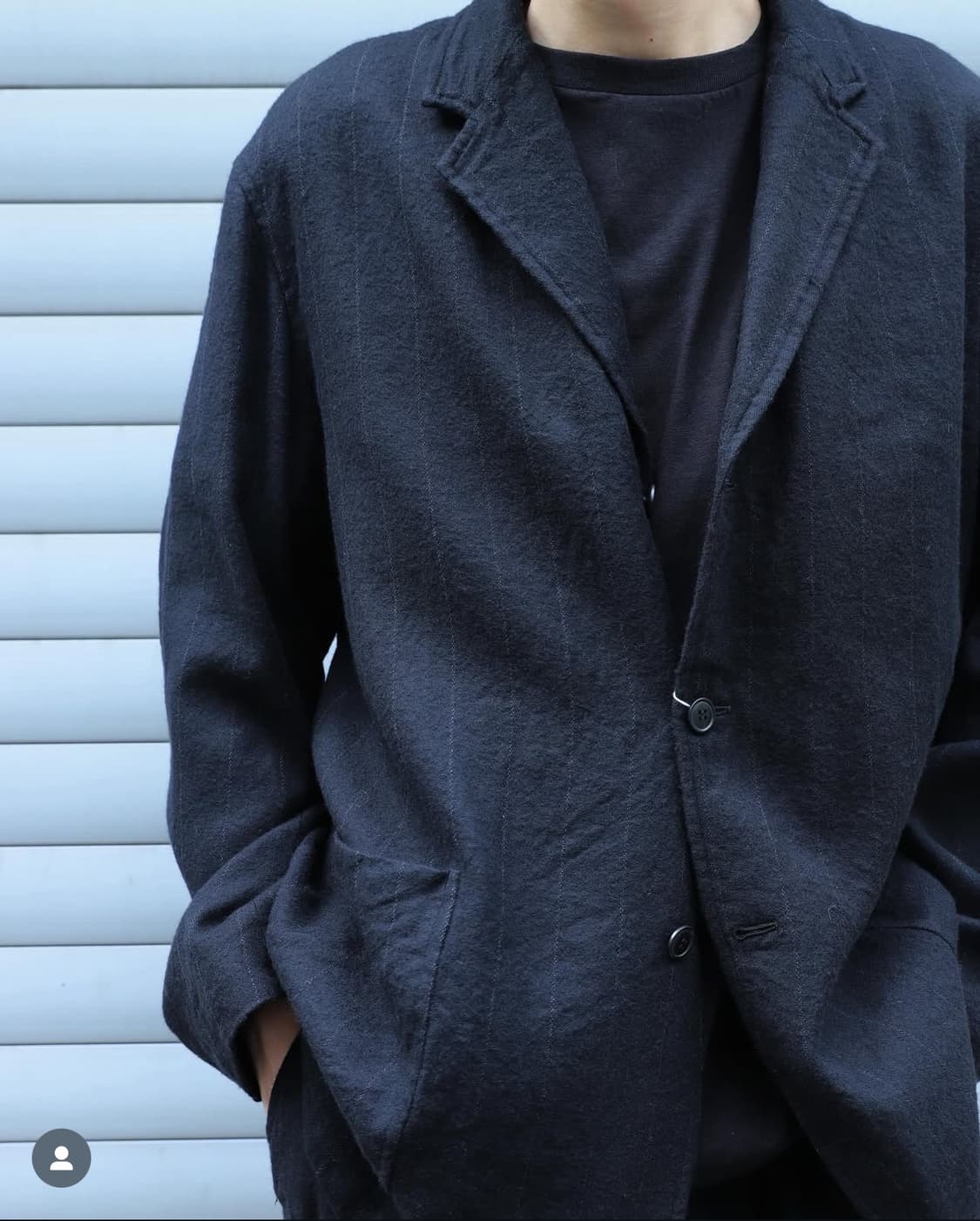 코모리 캐시미어 스트라이프 자켓 상품이미지5