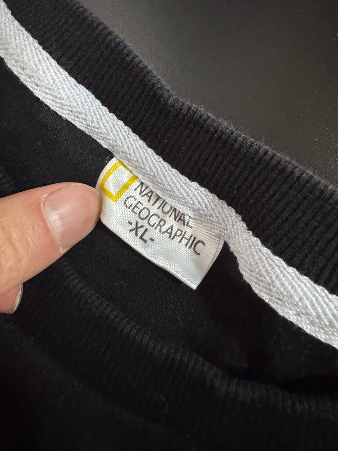 내셔널지오그래픽 리메이크 커스텀 로고 맨투맨 L 상품이미지3