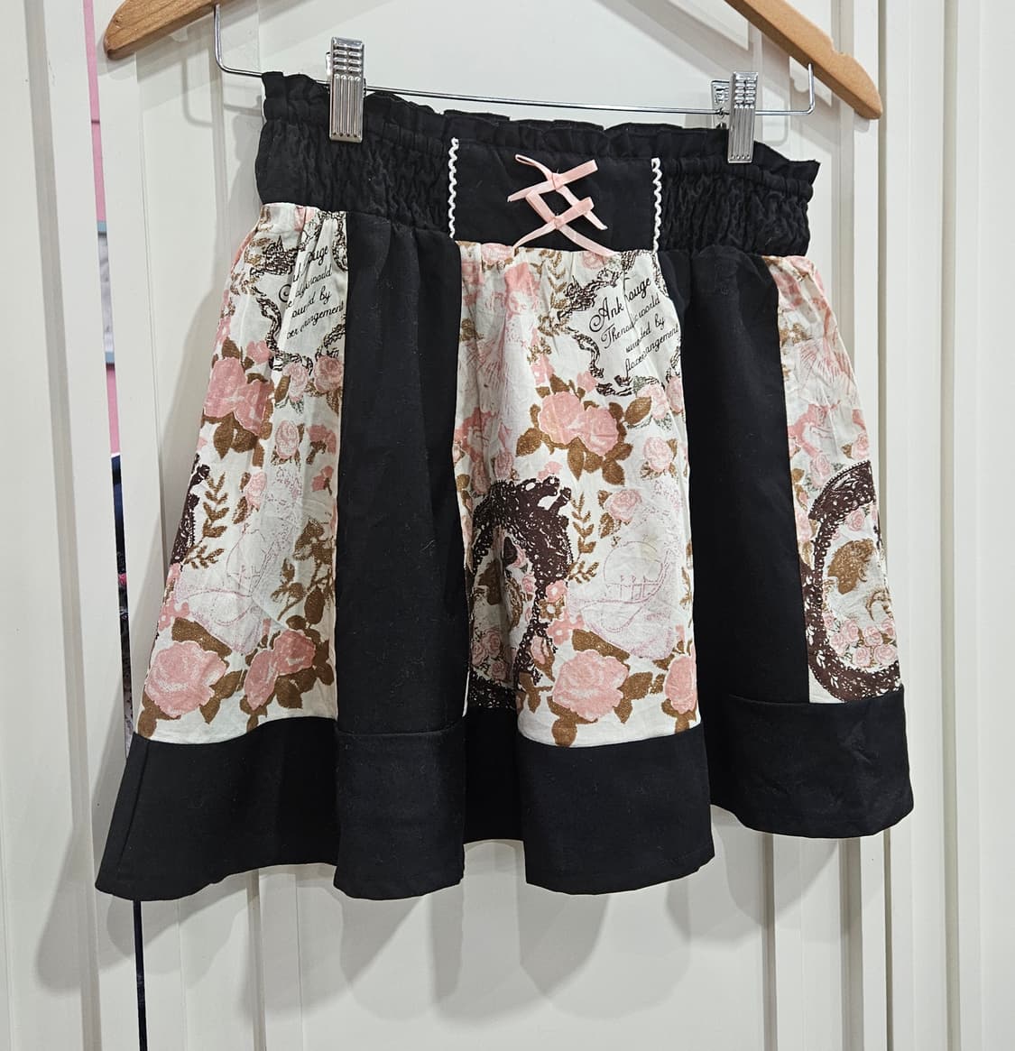 앙크루즈(Ank Rouge) 초코로즈 프린트 스커트 상품이미지2