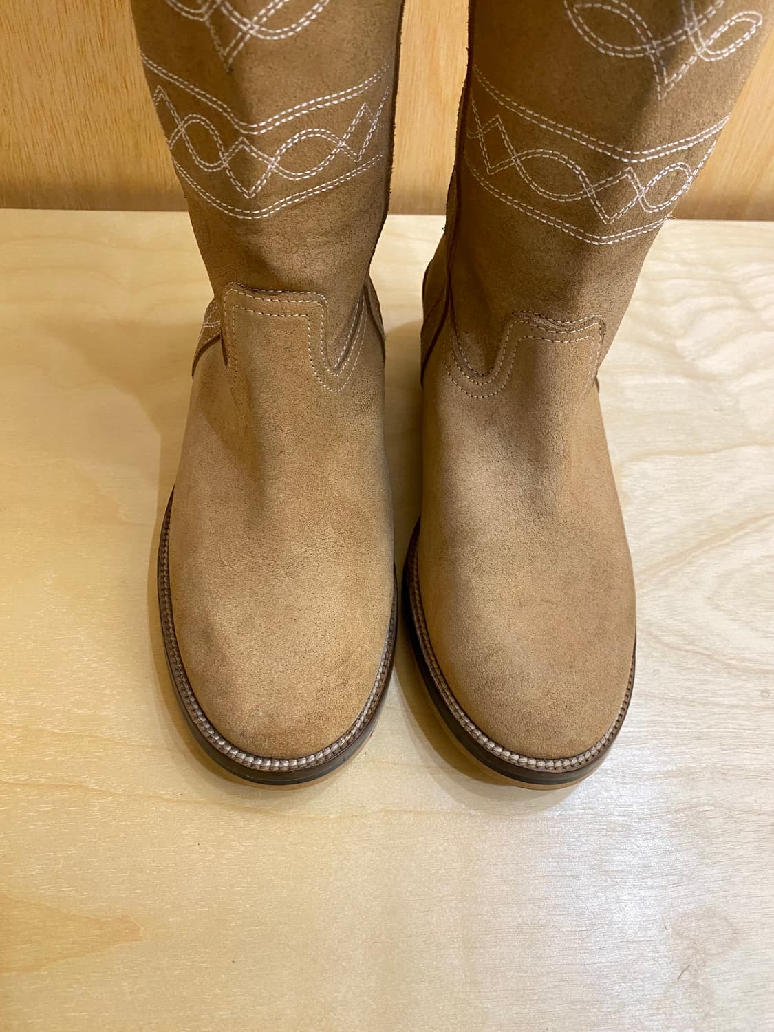 VTG suede western boots 스웨이드 웨스턴 부츠 상품이미지4