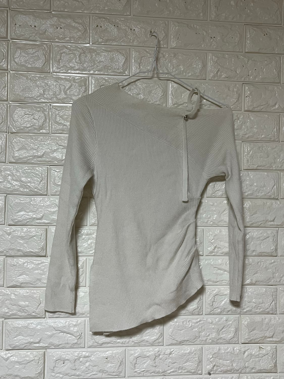 빈티지 원옾숄 셔링 티셔츠 상품이미지1