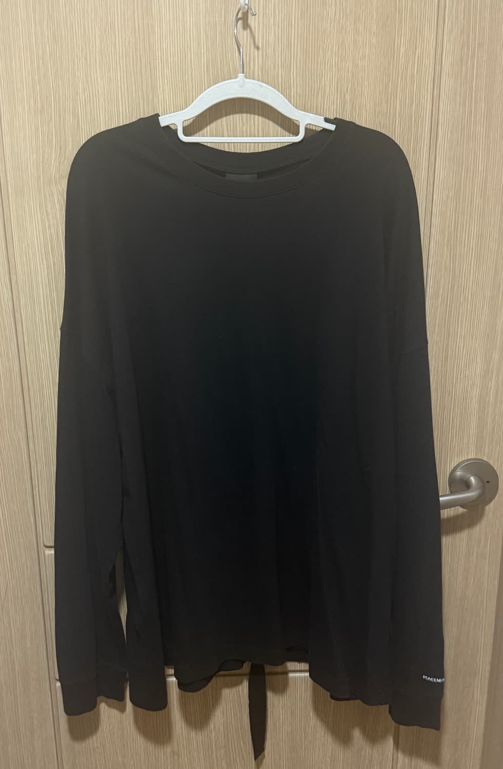 피스마이너스원 롱슬리브 블랙 상품이미지1