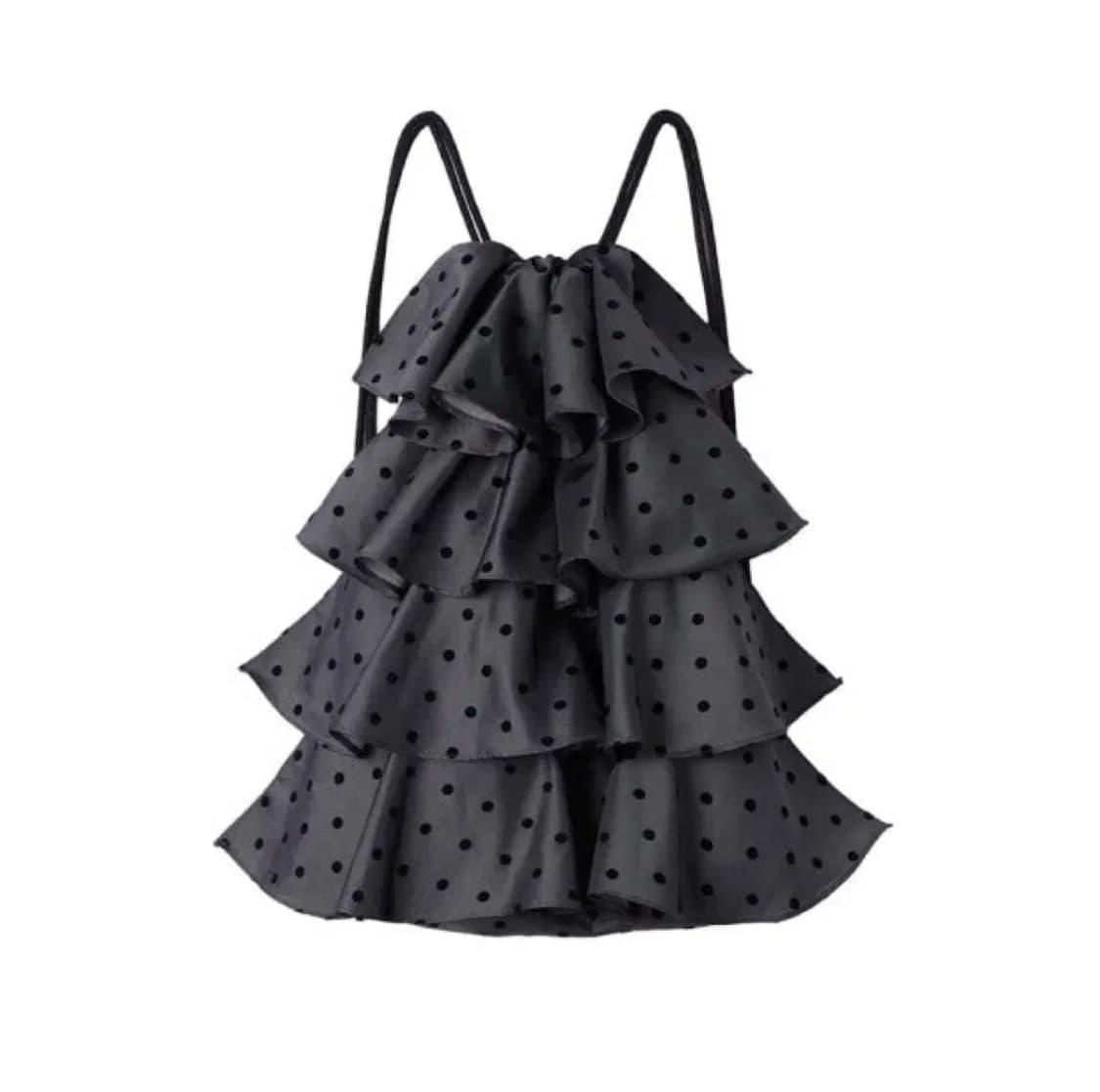 바니쉬먼트 도트 러플 짐색 상품이미지1