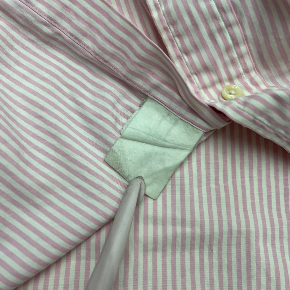 폴로 랄프로렌 소라포니 핑크 스트라이프 셔츠 41 상품이미지6