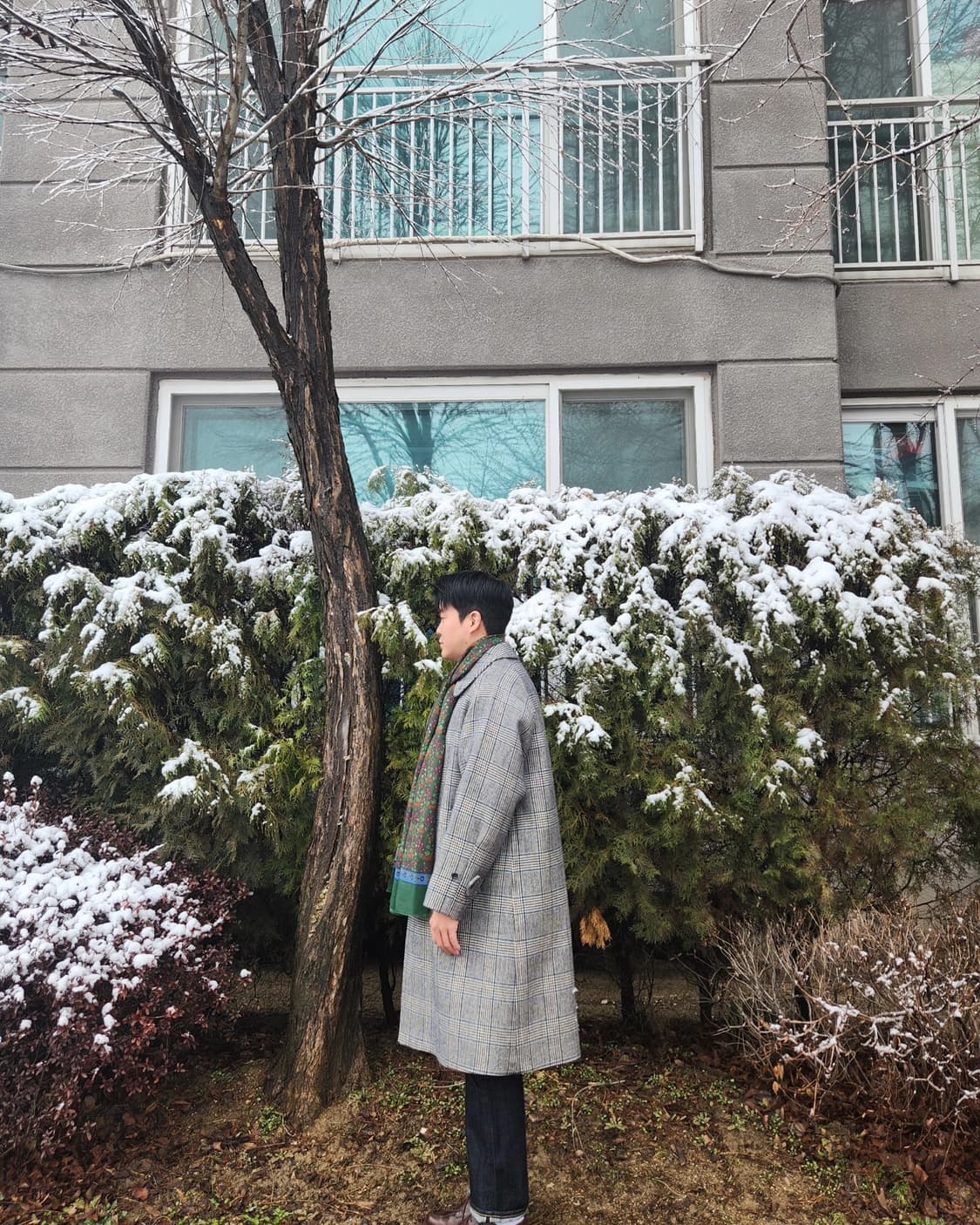 아나토미카 싱글레글런4 코트 판매 상품이미지5