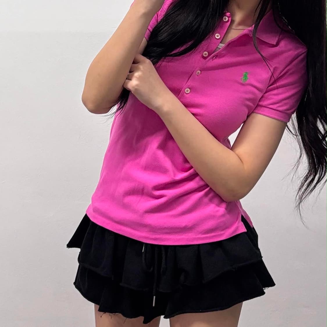 폴로 랄프로렌 5버튼 여리핏 걸즈 pk 반팔   카라티(S) 상품이미지2