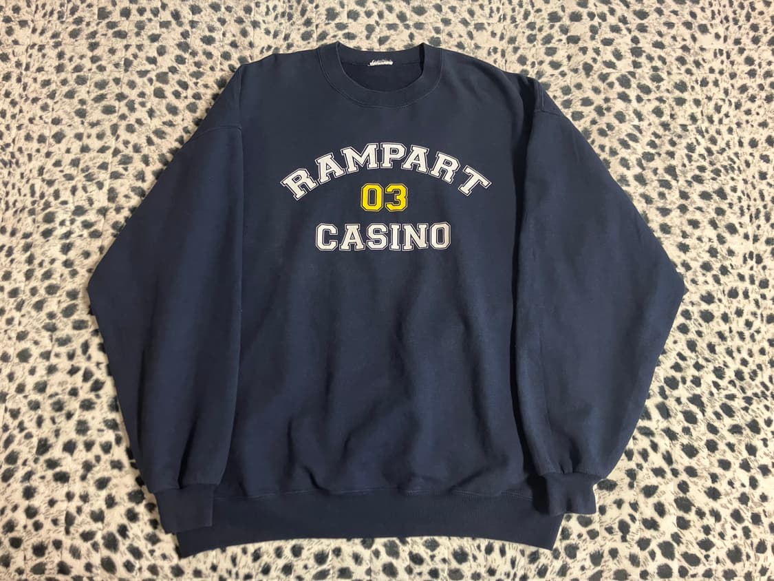 빈티지 USA 90s 50/50 네이비 스웻셔츠 XL 상품이미지1