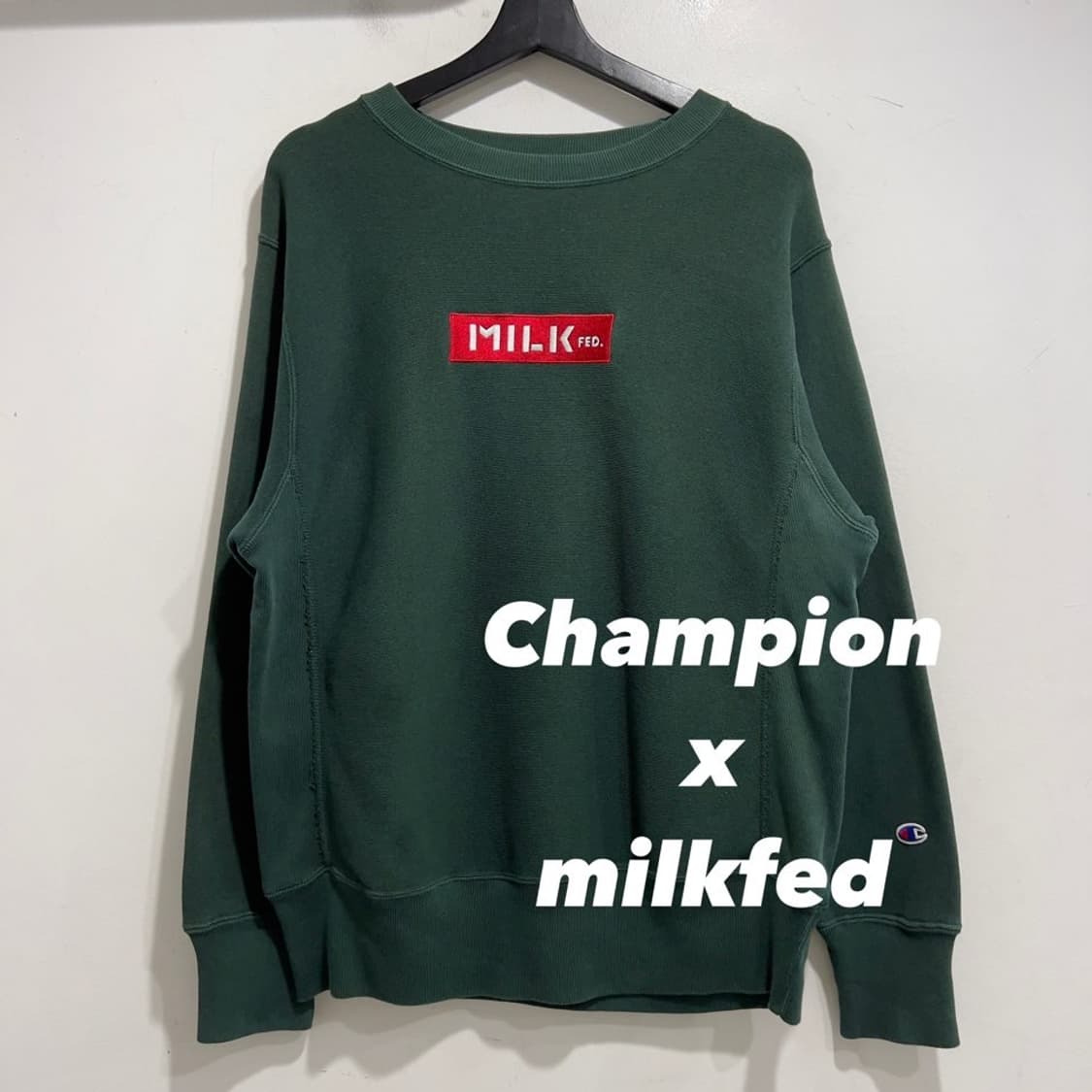 챔피온 x 밀크페드 리버스위브 맨투맨 상품이미지1