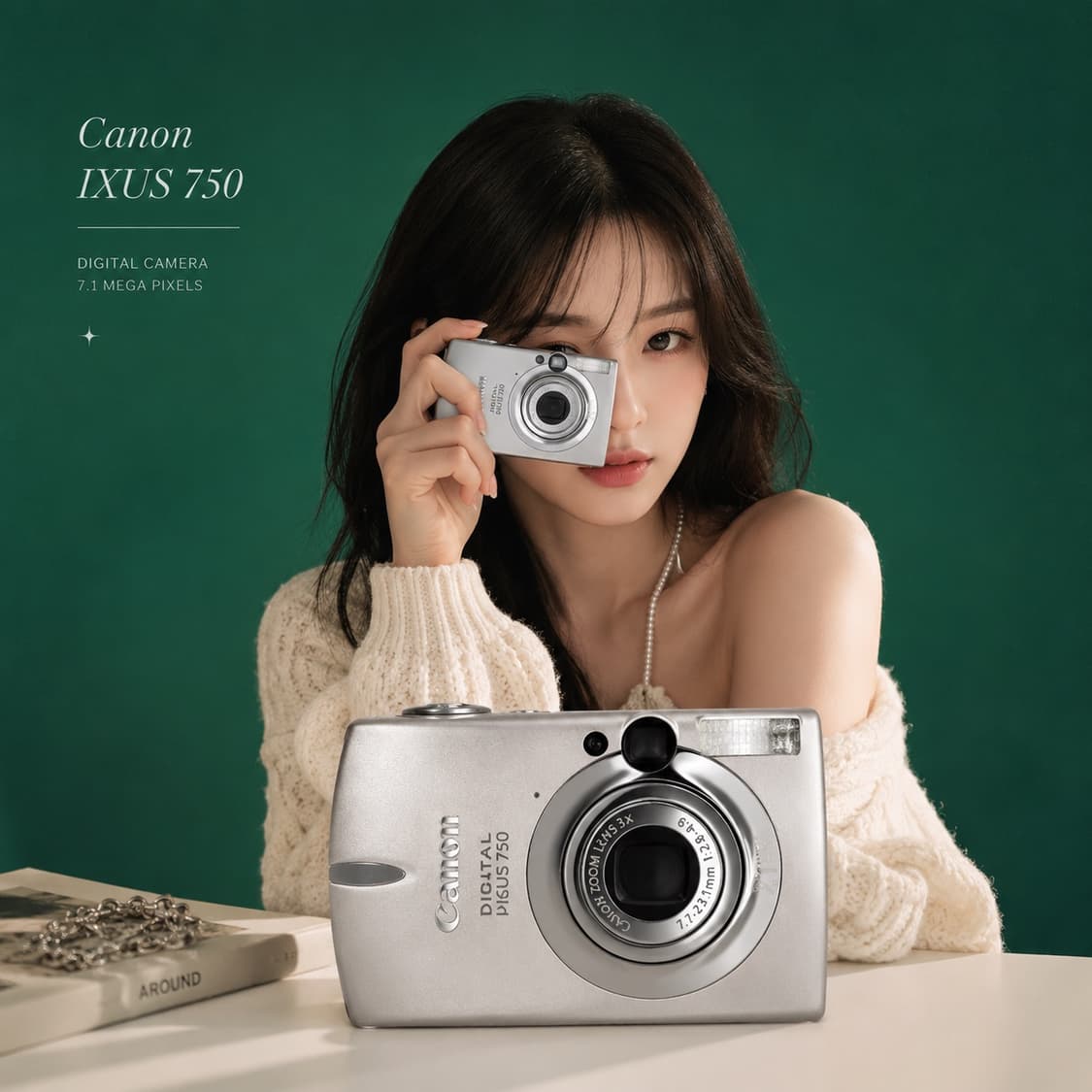 디카 Canon IXUS 750 ⋆ 빈티지 디카 (정품 가죽케이스 포함) 상품이미지1